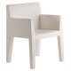 Jut solco bianco sedia Vondom