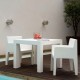 JUT Vondom silla blanca de surco