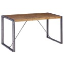 Petite Table Bois et Métal 140 x 60 KosyForm