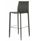 Lot de 4 Chaises de Bar Simili-Cuir Gris KosyForm