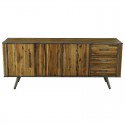 Buffet 3 doors wood and Metal Kusso KosyForm