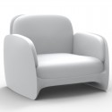 Armchair Vondom lounge Pezzettina white mat