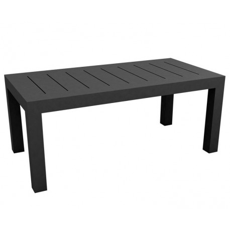 JUT Vondom rectangular de la Mesa 180 mesa negro