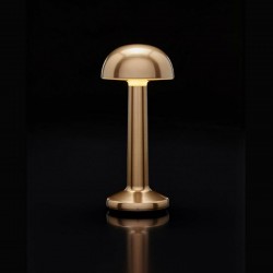 Tavolo Luce Imagilights Led Collezione Wireless Momenti Cupola Bronzo