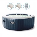 Spa Intex Blue Navy Bubbles 6 Lugares Luxo Puro Spa