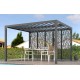 Pérgola Bioclimática Orientable Blades 11m2 y Brise-Vue fachada 3.6m