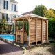 Gartenkiosk Blueterm Holz 12.32 m2 mit 2 Wänden Habrita