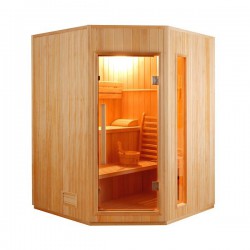 Sauna de vapor angular Zen 3-4 asientos - selección VerySpas