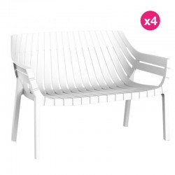 4-Sofas Vondom Spritz weiß