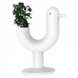 Pot Peacock Vondom White Self-Irrigation