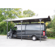 Carport Motorhome L7,60xH3,60m aluminium en polycarbonaat Anti-UV Habrita