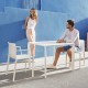 Lot de 4 chaises Vondom Kes blanc