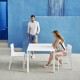 Lot de 4 chaises Vondom Kes blanc