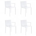 Set van 4 grijze Vondom Quartz fauteuils