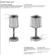 Lot de 2 Lampes Gatsby Prisma Cristal sans fil Vondom Led