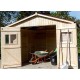 Garden shed in Brut Wood Habrita 9 m²