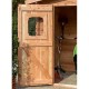 Garden shed Habrita in solid Douglas wood 17.20 m2 with Bucher