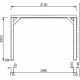 Lâminas orientables bioclimáticas pergola 11 m2 e lateral view breaker 3 m