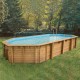 Pool Wood Ubbink Azura 400x750 H130 Liner Blue