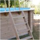 Pool Wood Ubbink Azura 350x505 H126cm Liner Blue