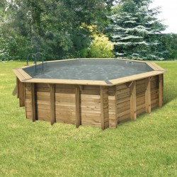 Pool Wood Ubbink Océa 580 H130cm Forro Cinza