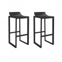 Set von 2 High Stools Wall Street Vondom Black