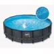 Pool Swing Elite Round Design rattan 427x107