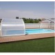 Pool Enclosure Low Telescopic Abrisol Tapia ready to install for pool 600 x 300