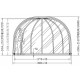 Spa shelter Sfera Telescopic shelter ready to install 390