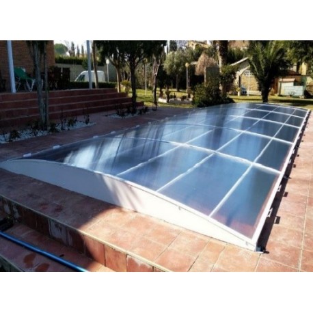 Abri de Piscine plat Abrisol Tapia Amovible 1060x440