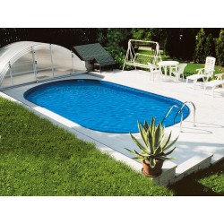 Piscine Ovale Ibiza Azuro 600x320 H150 Filtre à sable