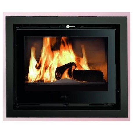 Insert à Bois Ferlux Kalio en Fonte avec Turbo 16 kW verre cristal