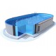 Piscine Ovale Ibiza Azuro 900x500 H150 avec Filtre à Sable