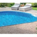 Piscine Ovale Ibiza Azuro 11mx5m H150 liner bleu