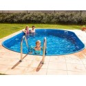 Piscina Ovalada Ibiza Azuro 11mx5m H150cm Enterrada con Filtro de Arena