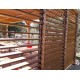 Pérgola de madera Habrita 614x341 con ventosas móviles en techo y 2 lados