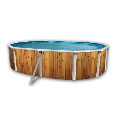 Piscina acima do solo TOI Veta oval 550x366xH120 com kit completo