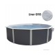 Above ground pool TOI Magnum round 460x132 Compact Anthracite