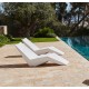 Set of 4 Deck Chairs: Vondom Ibiza White