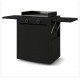 Carrello moderno Black 60 Forge Adour per plancha.