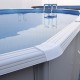 Oberirdischer Pool TOI Prestigio oval 550x366x120 Anthrazit