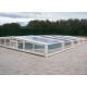 Pool Enclosure Low Telescopic Shelter Capri 6.44x4m without rail