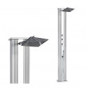 Hybrid shower Dada Formidra Aluminum stainless steel 40L with shower head