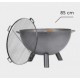 Garden Brazier Kongo Cook King Premium 85cm with 4 Accessories