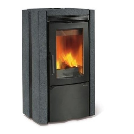 Poêle à bois Nordica Extraflame Ester BII 9.4kW pierre Naturelle