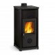 Fogão a lenha Nordica Extraflame Tea 6.6kW preto Antracite