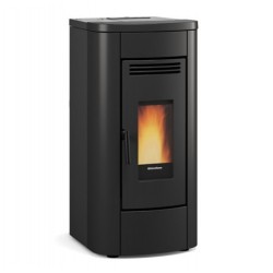 Fogão a pellets ventilado La Nordica Extraflame Klaudia 8kW Preto