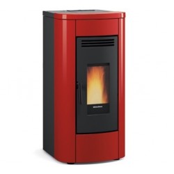 Fogão a pellets ventilado La Nordica Extraflame Klaudia 8kW Bordeaux