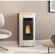 Estufa ventilada de pellets La Nordica Extraflame Klaudia 8kW Ivory