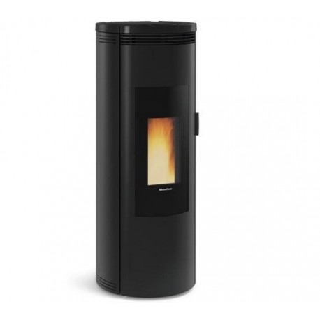 Stufa a pellet La Nordica Extraflame Amika 8kW impermeabile ventilata Nero